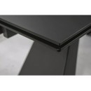 Стол обеденный SIGNAL SALVADORE черный мат/черный мат 160-240/90